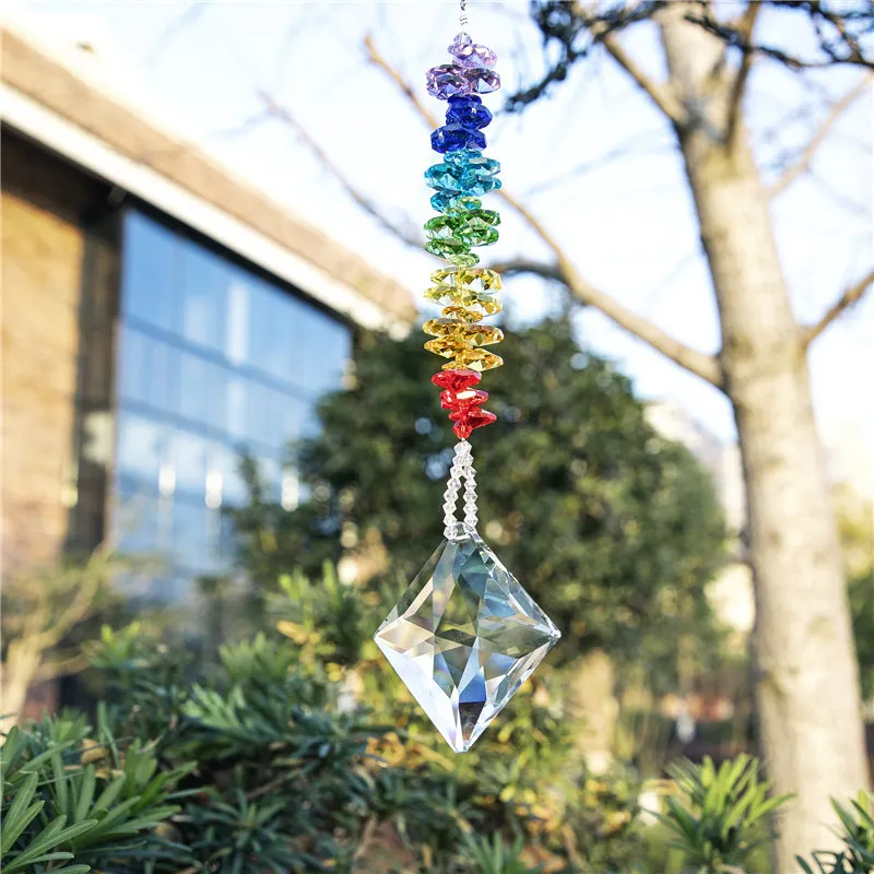 Rainbow Lucky Star Prism Suncatcher