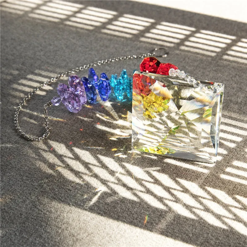 Rainbow Lucky Star Prism Suncatcher