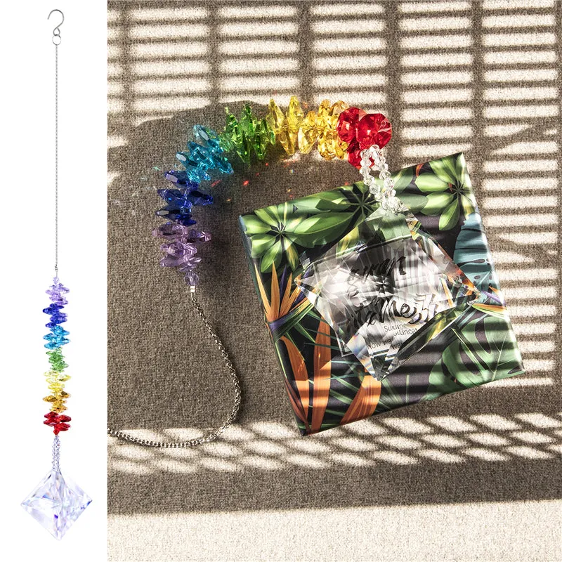 Rainbow Lucky Star Prism Suncatcher