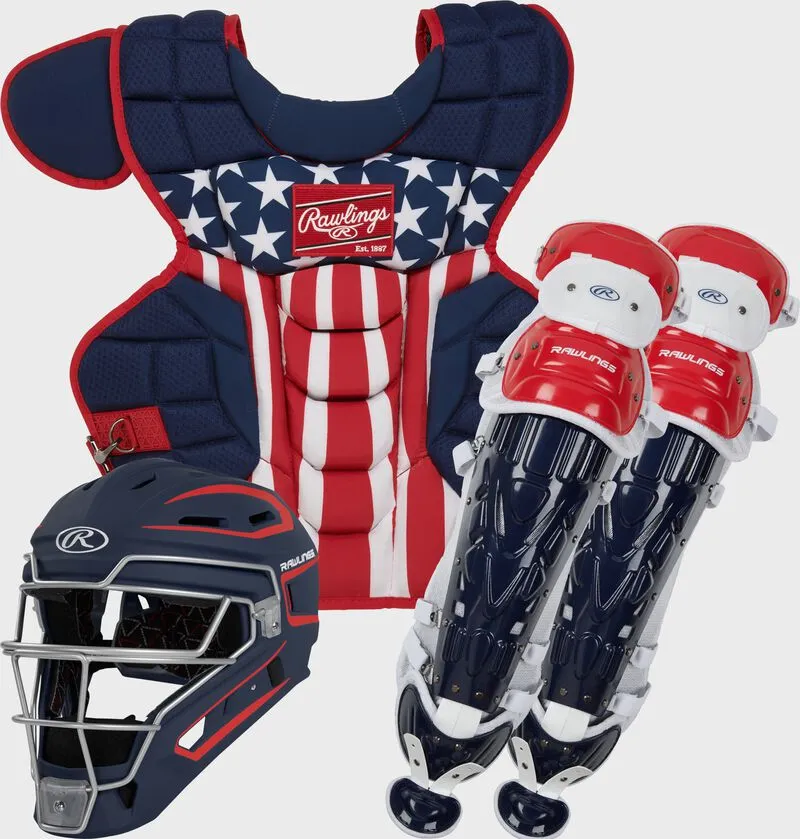 Rawlings Velo™ 2.0 Adult Baseball Catchers Gear Set