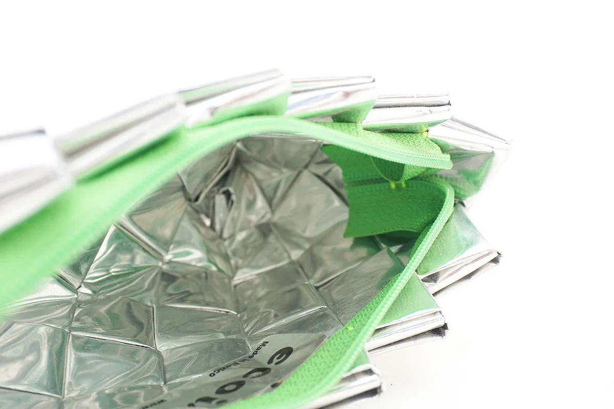 Recycled Silver Wrappers Clutch Bag