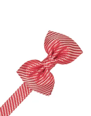 Red Venetian Kids Bow Tie