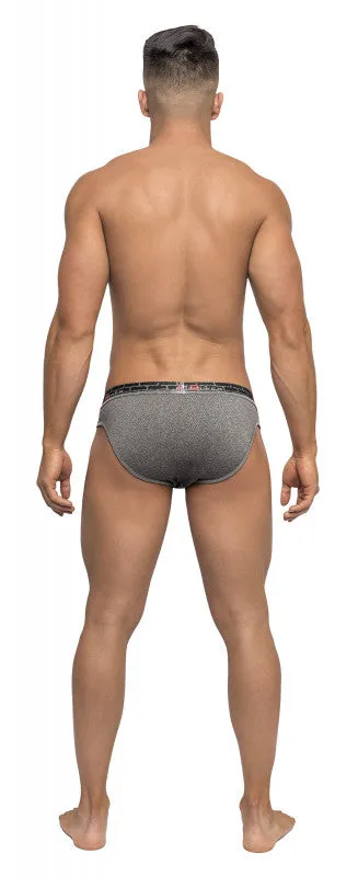 Reversible - Bikini - Large - Gray/ Black
