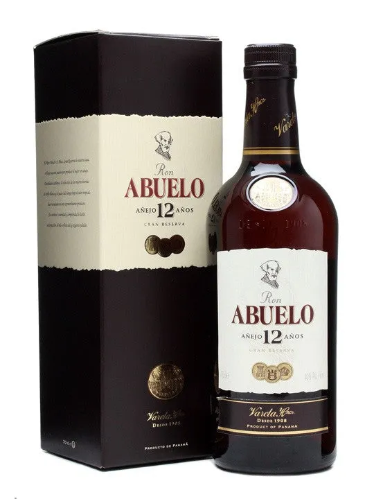 Ron Abuelo 12 Year Old Anejo Rum 750 ml