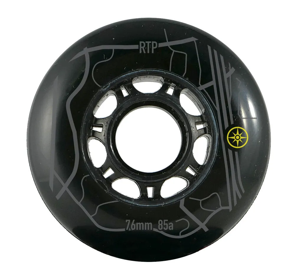 Roues de patin Compass RTP 76mm/85a (4 Pack)