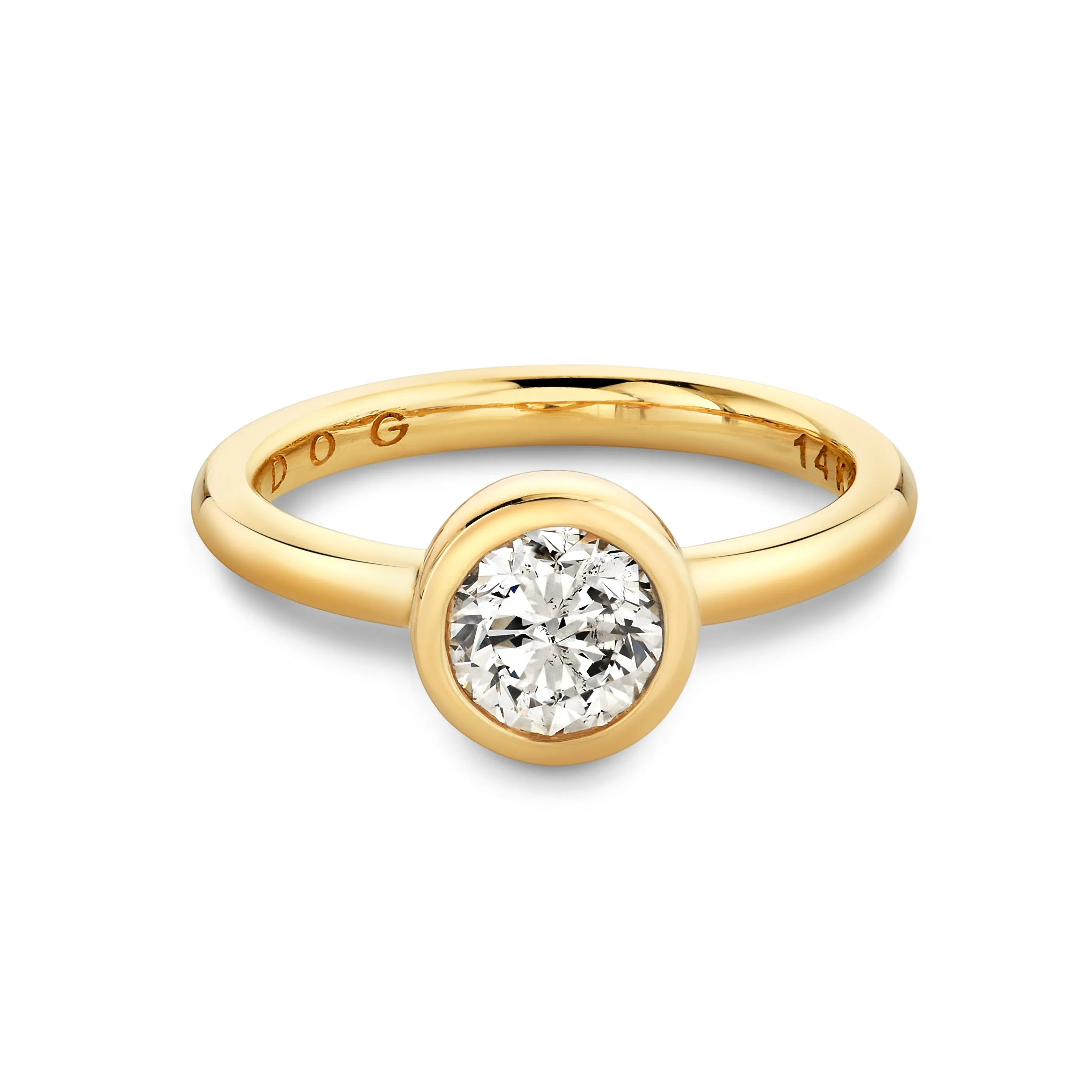 Round Diamond Solitaire Ring, 1.07ct - Ring Size 6.5