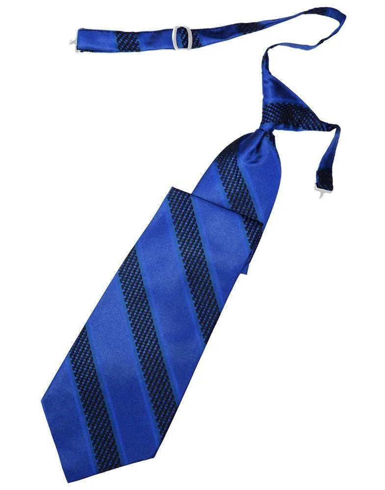 Royal Blue Venetian Stripe Necktie