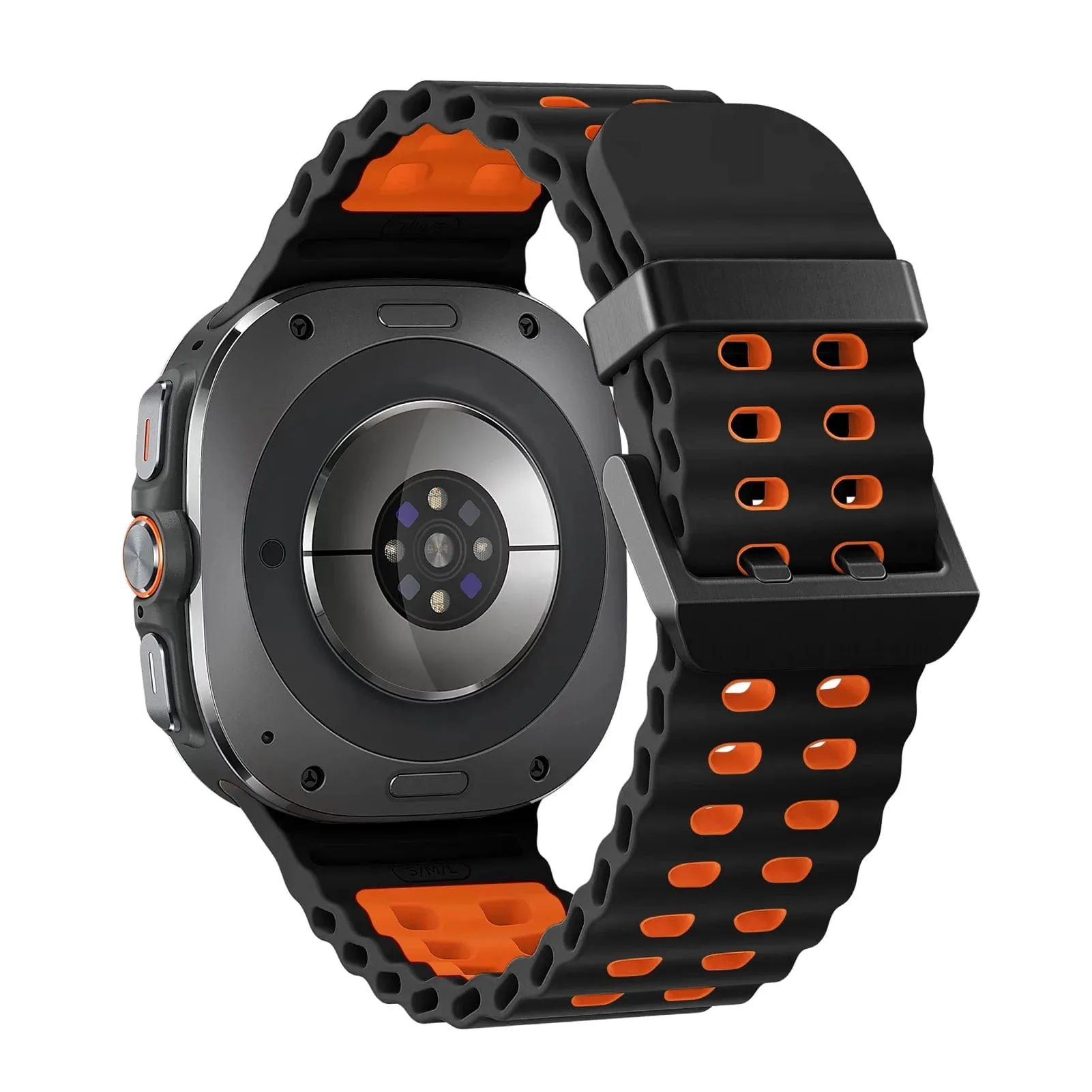 Rugged 2 Tone Sports Watch Band For Samsung Watch 7 Ultra