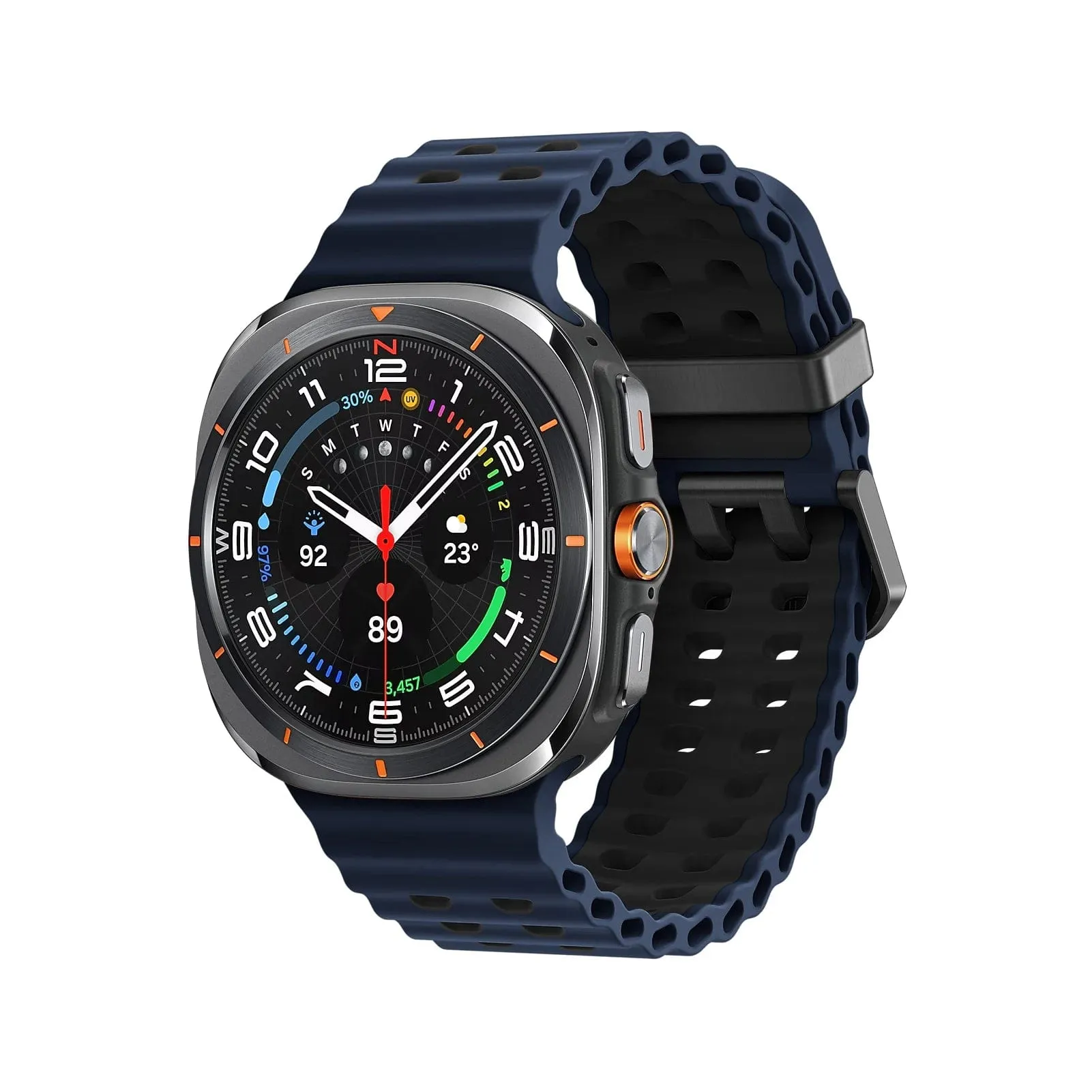 Rugged 2 Tone Sports Watch Band For Samsung Watch 7 Ultra
