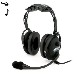 Rugged Air RA620 Helicopter Aviation Pilot Headset
