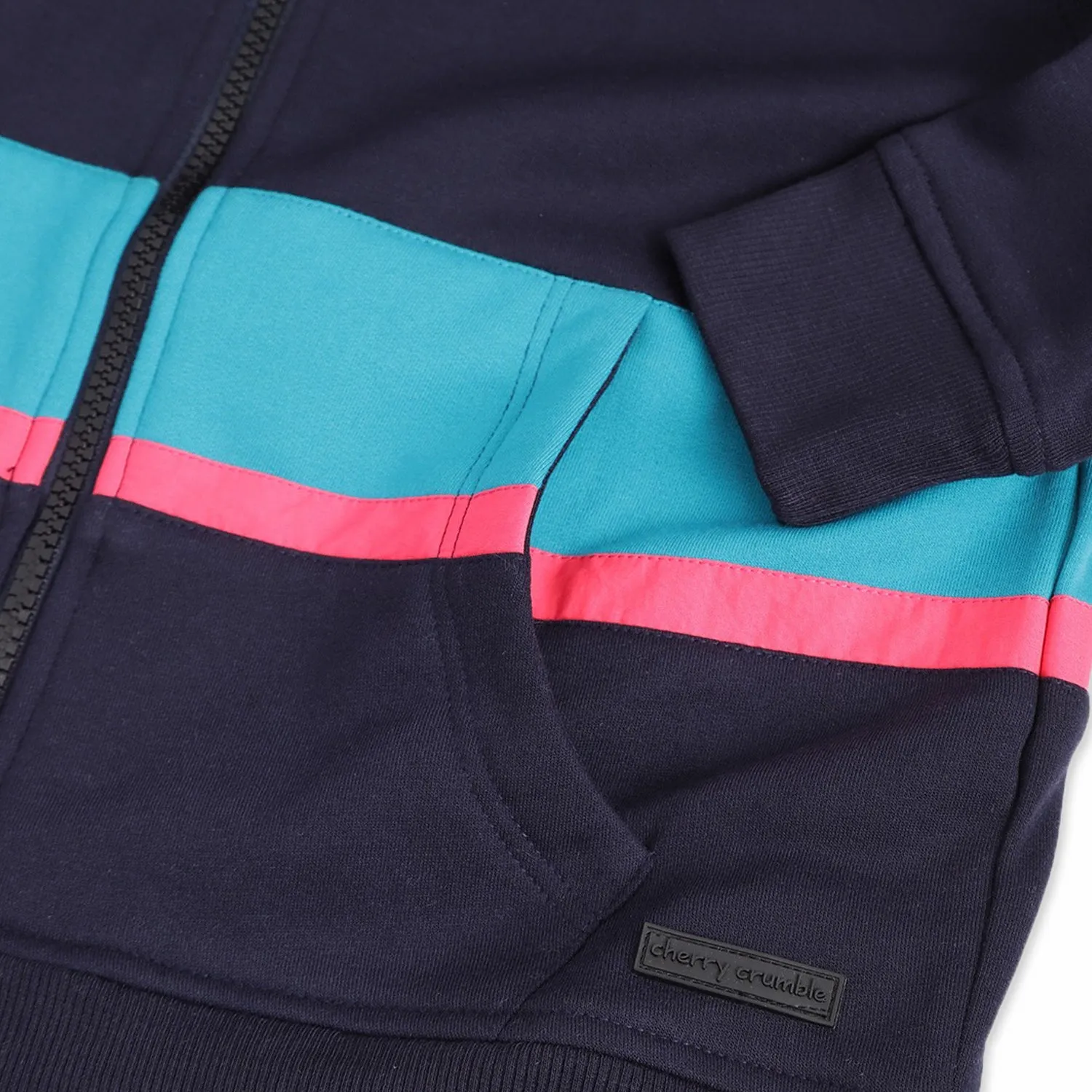 Rugged Colorblock Hoodie Sweatshirt