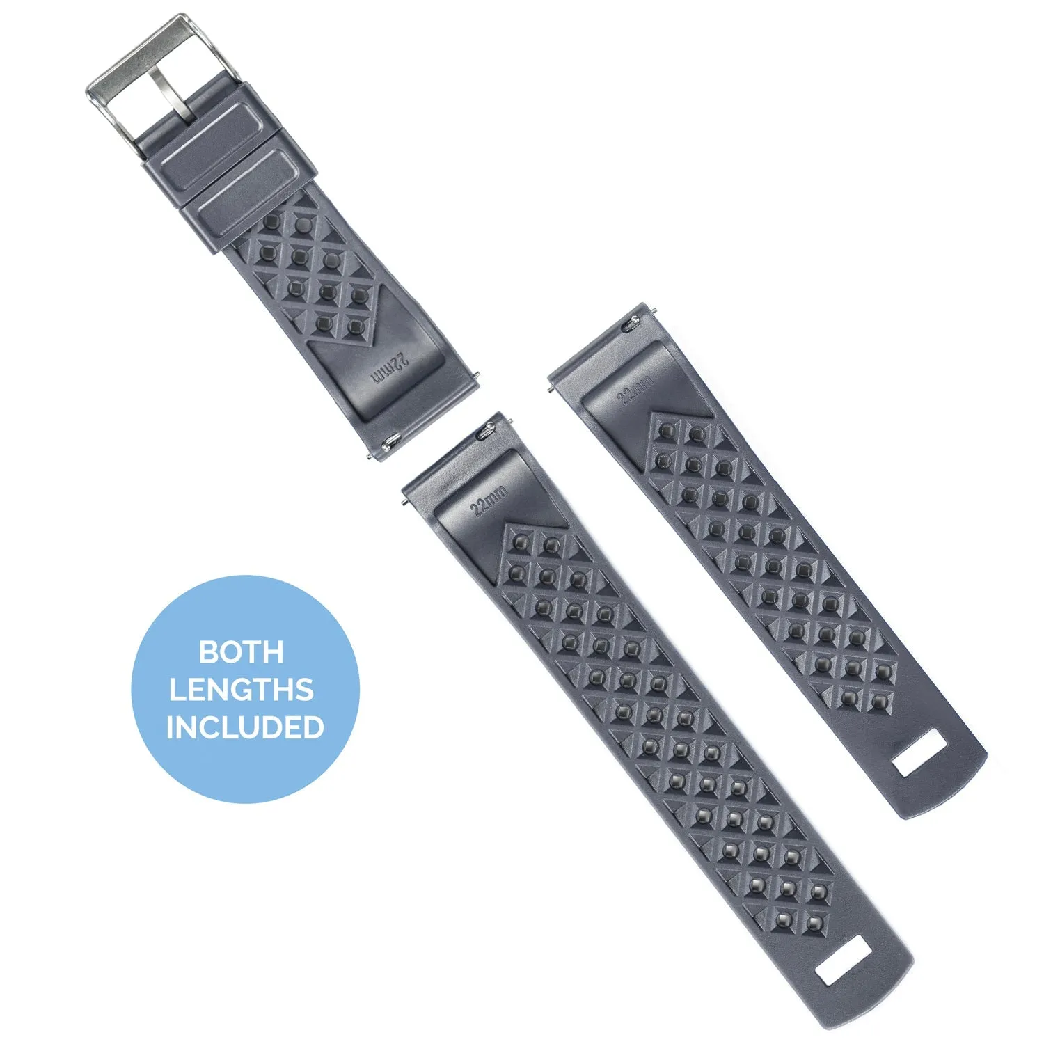 Samsung Galaxy watch7 Tropical Style Smoke Grey Watch Band