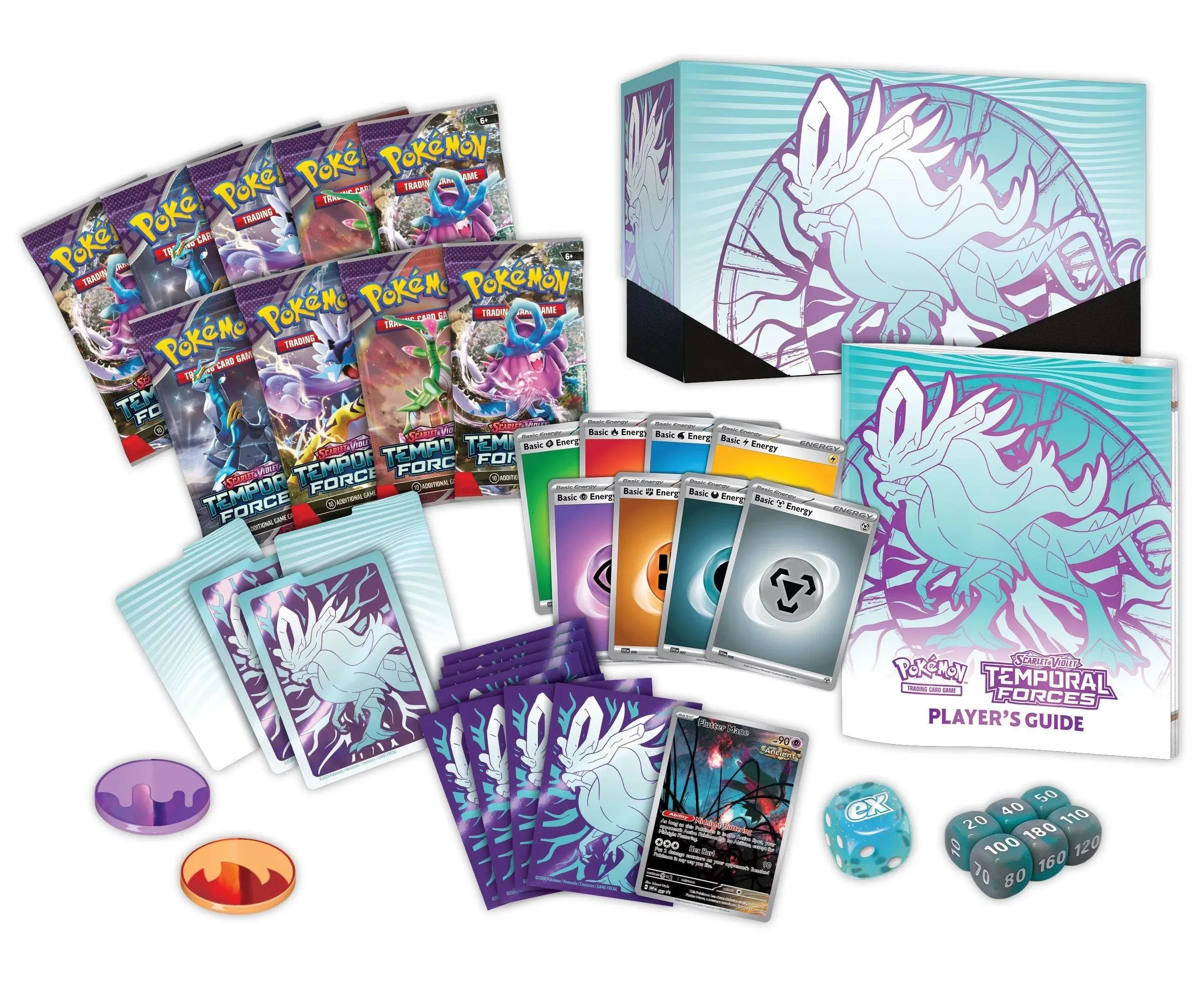 Scarlet & Violet Temporal Forces Elite Trainer Box Walking Wake