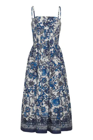 Sea Island Midi Dress | Dentelle Blue