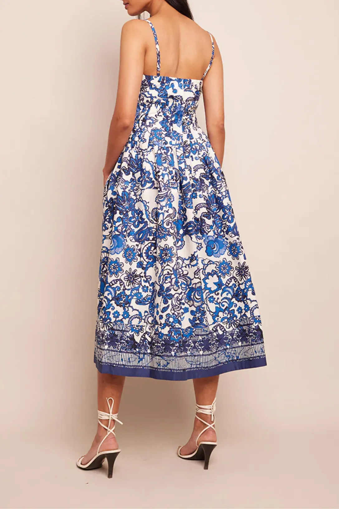 Sea Island Midi Dress | Dentelle Blue