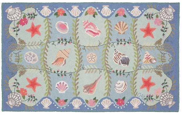 Seashells 3x5