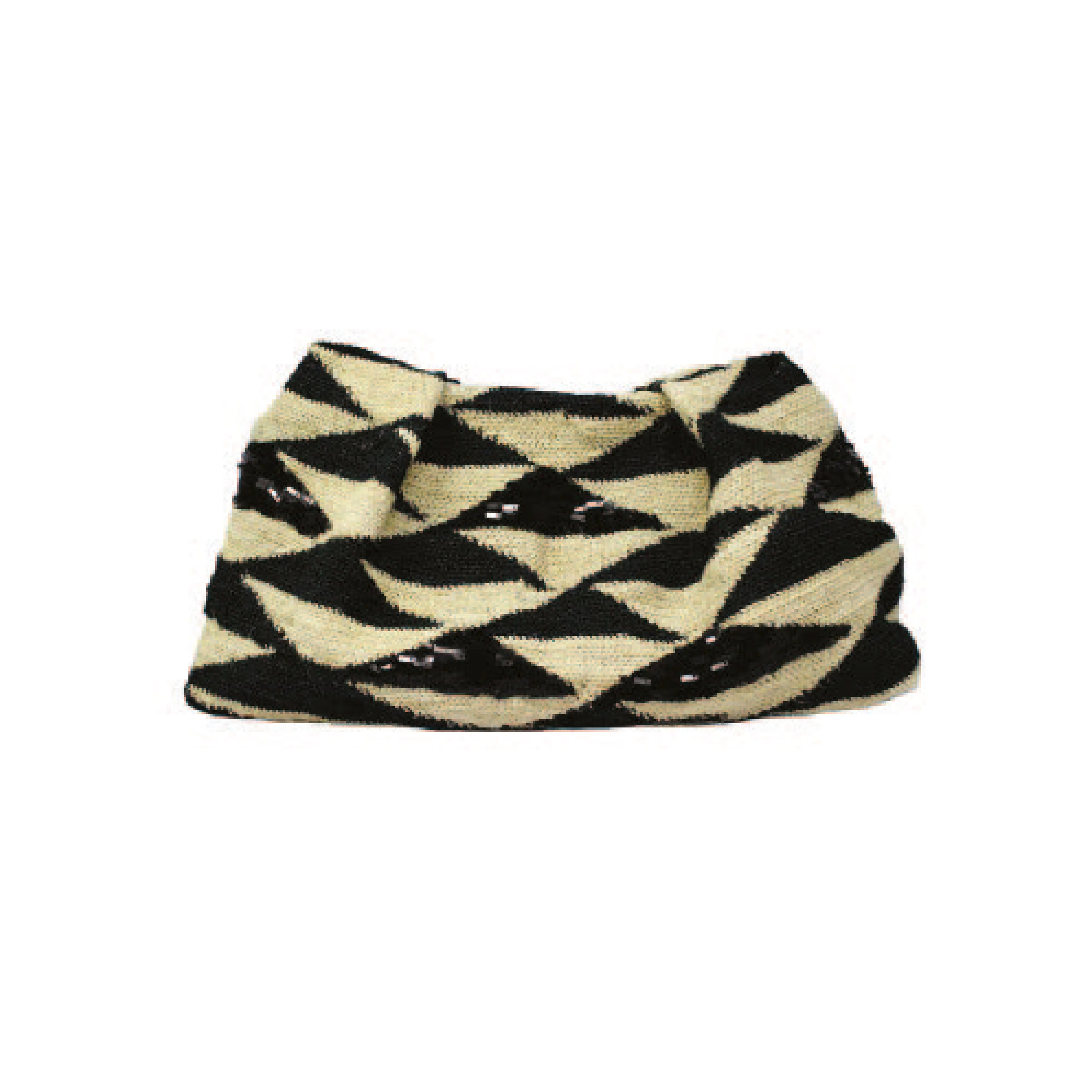Sequin Sisal Medium Pouch