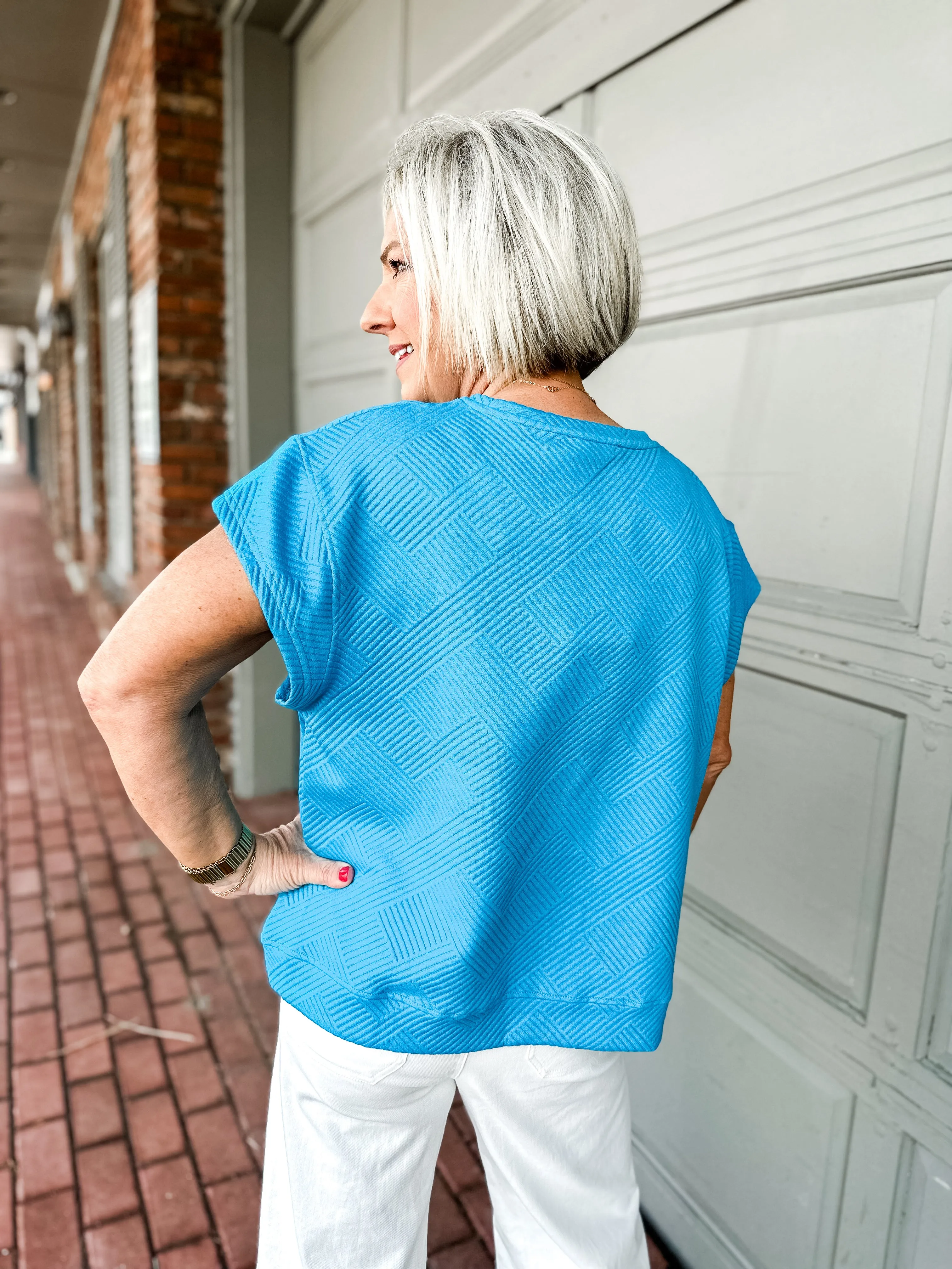 Shining Bright Textured Top