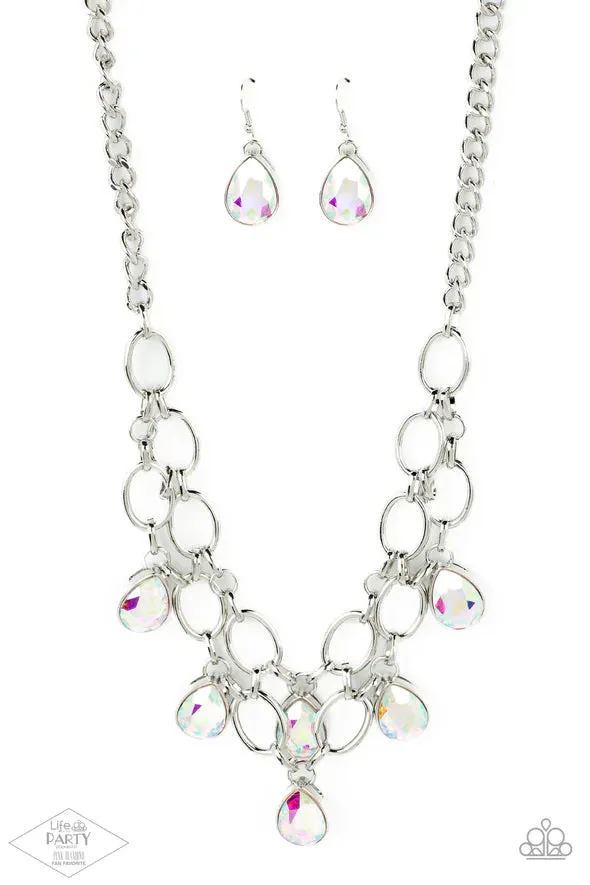 Show-Stopping Shimmer Multi Necklace