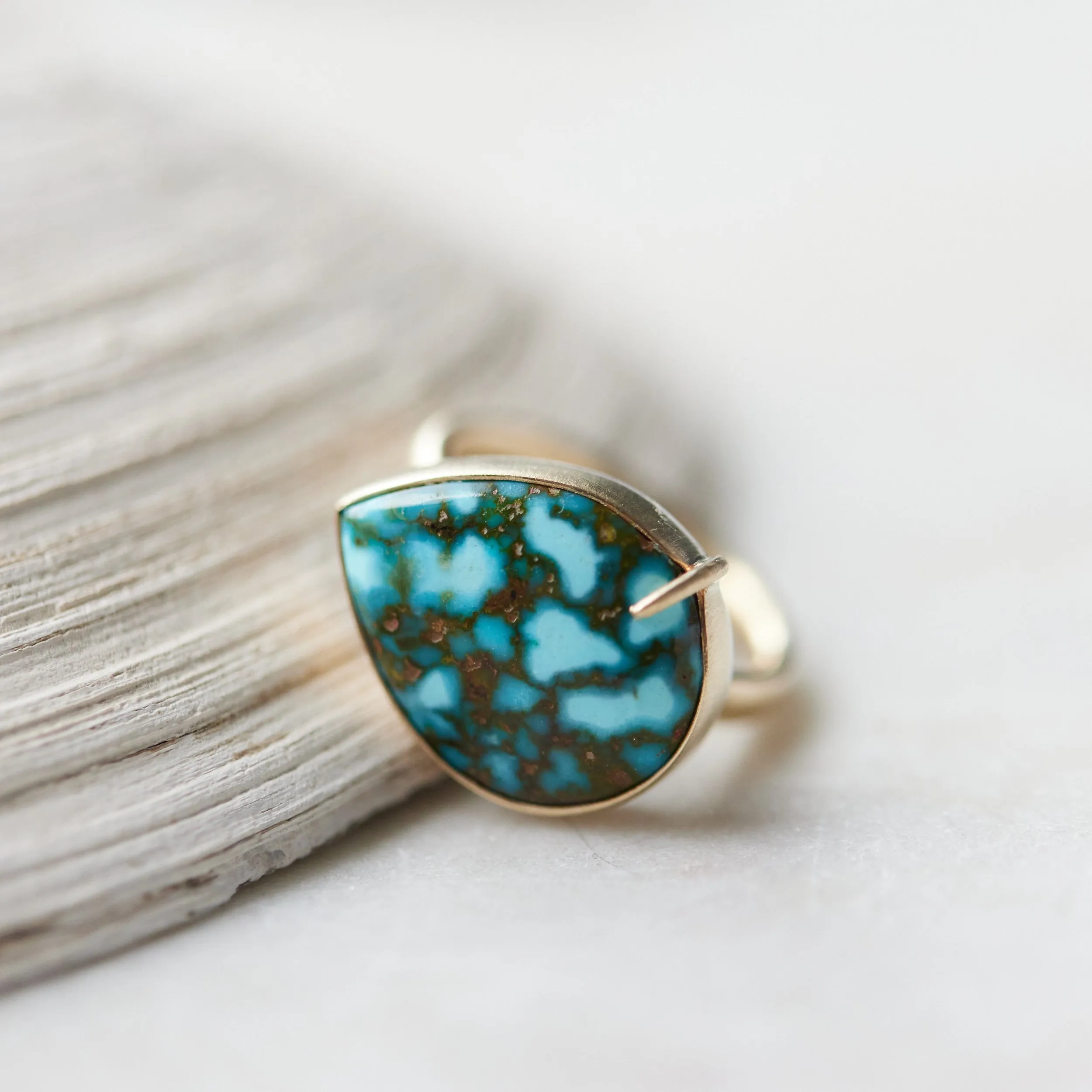 Siargao Sea Kingman Turquoise Vanity Ring