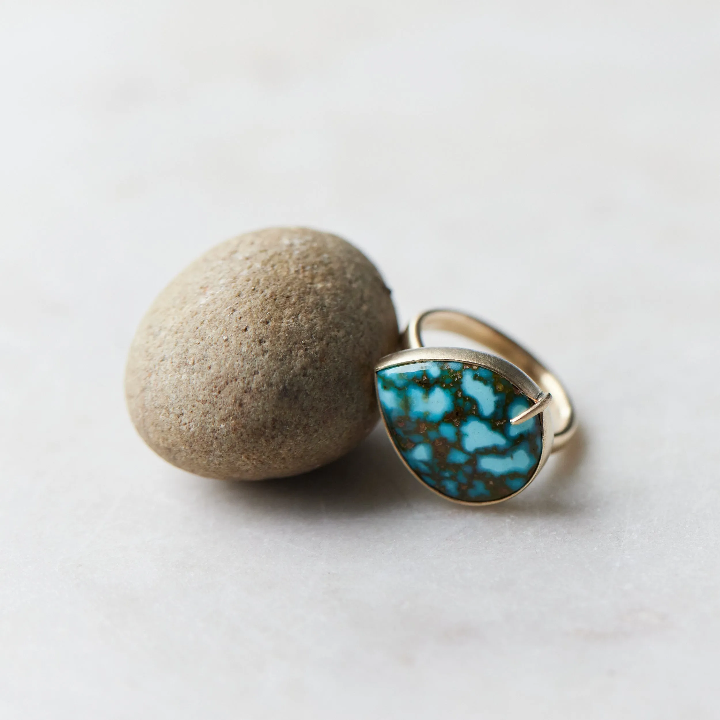 Siargao Sea Kingman Turquoise Vanity Ring
