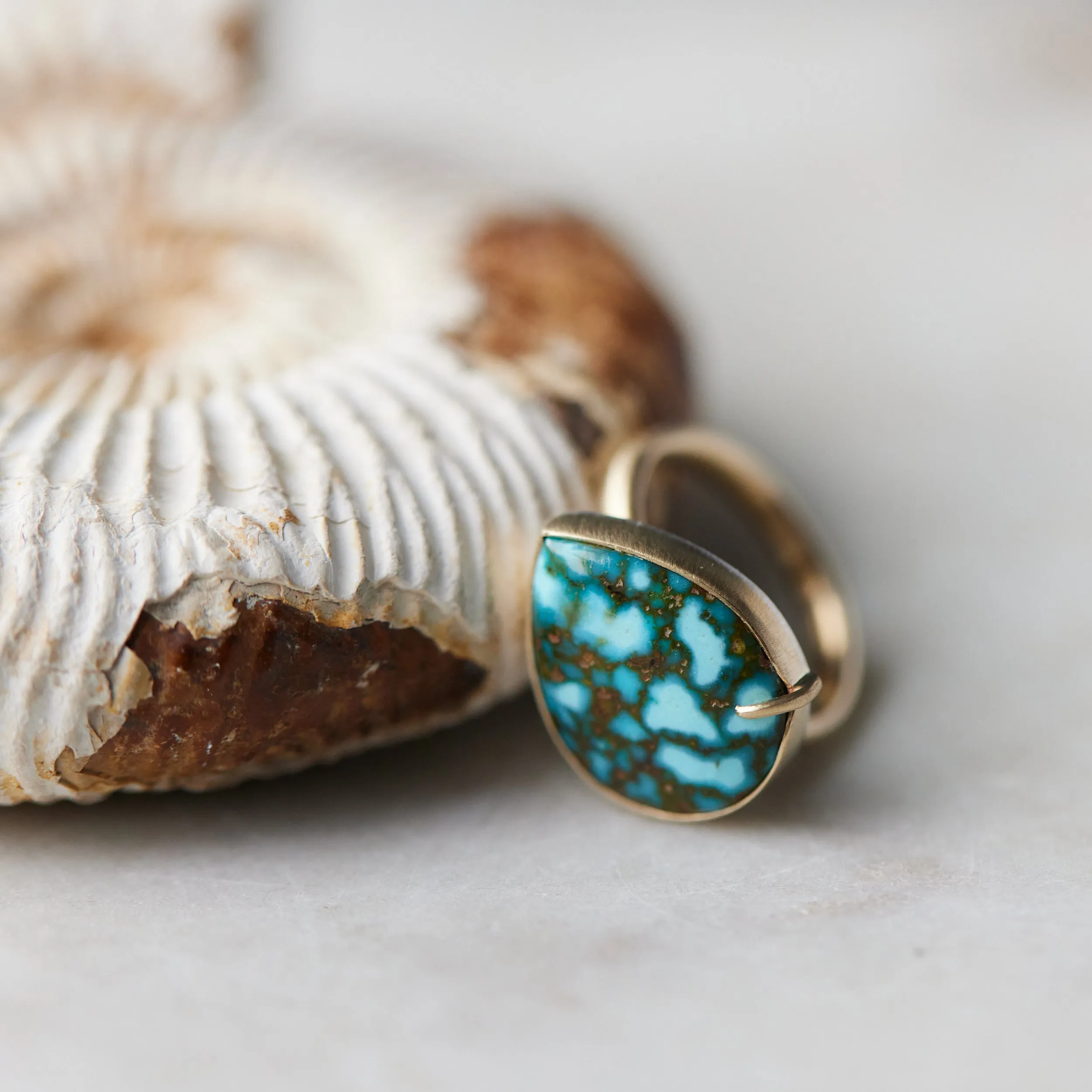 Siargao Sea Kingman Turquoise Vanity Ring