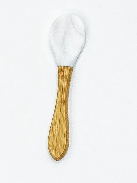 Silicone and Beechwood Spoon