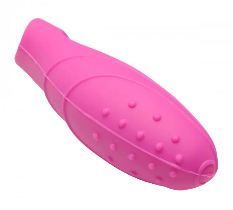 Silicone G-Spot Finger Vibe Pink