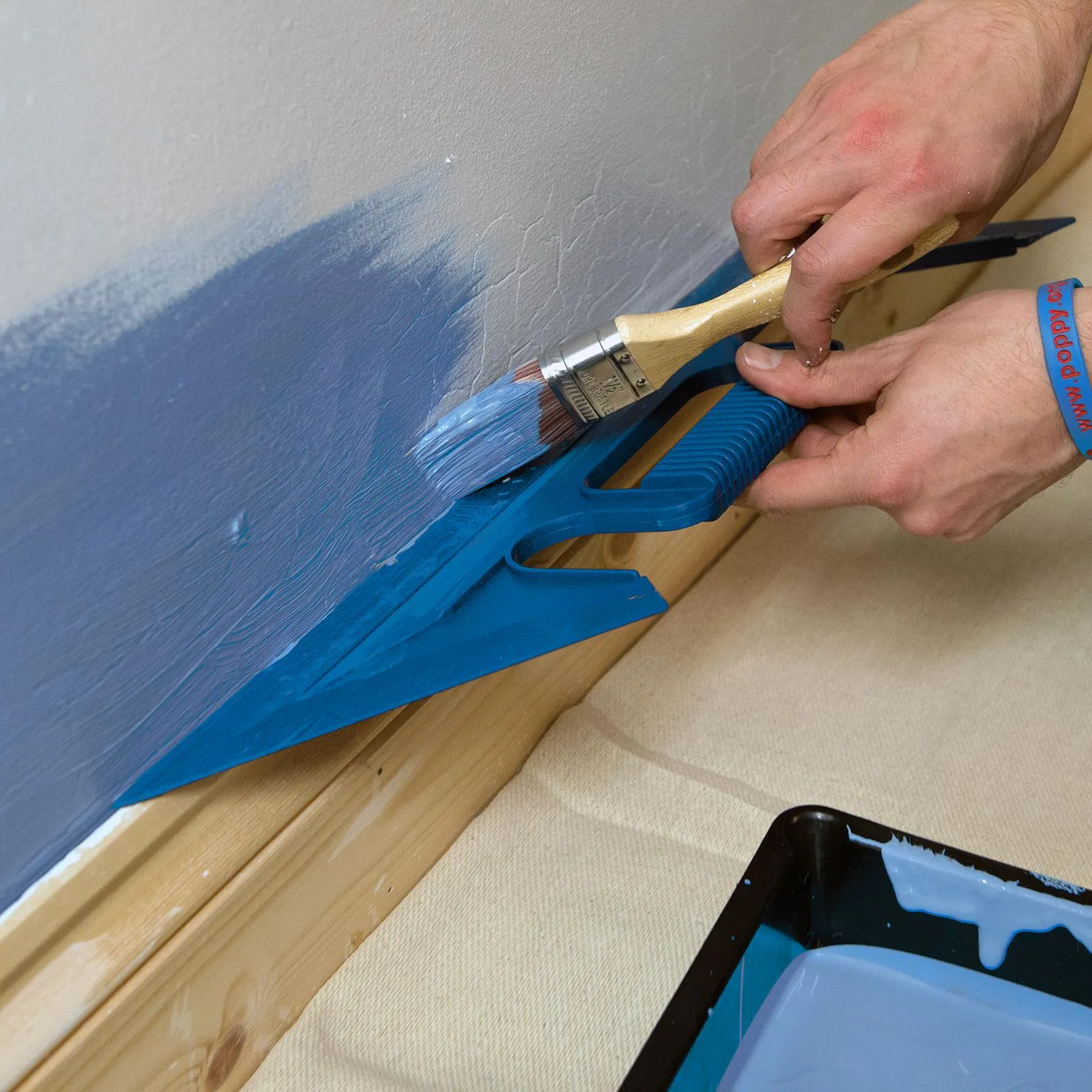 Silverline 450mm Composite Paint Shield Wallpaper Window Masking Decorating