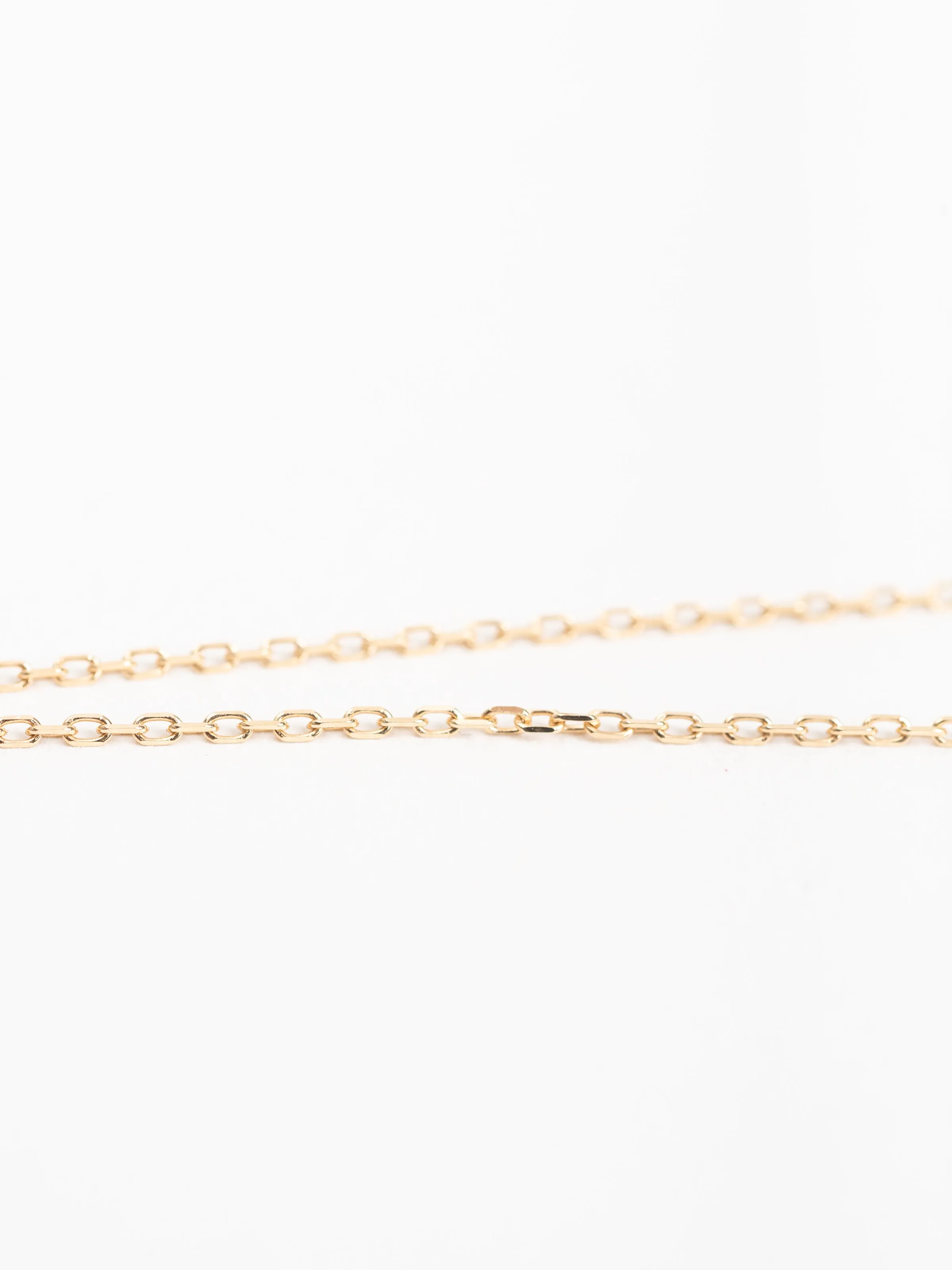single hoop earring with hanging chain