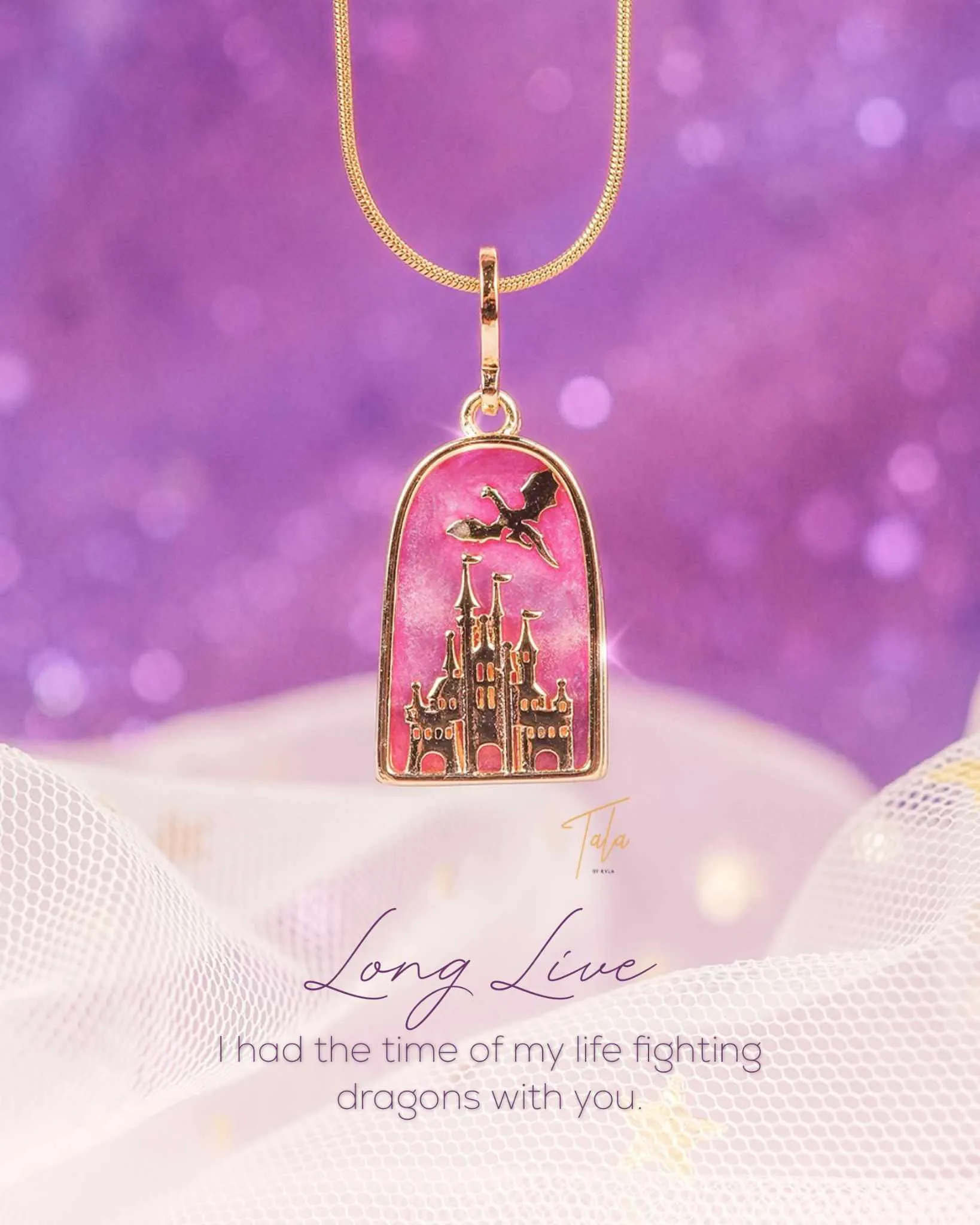 Speak Now Inspired Collection - Long Live Necklace Plus Premium Gift Box