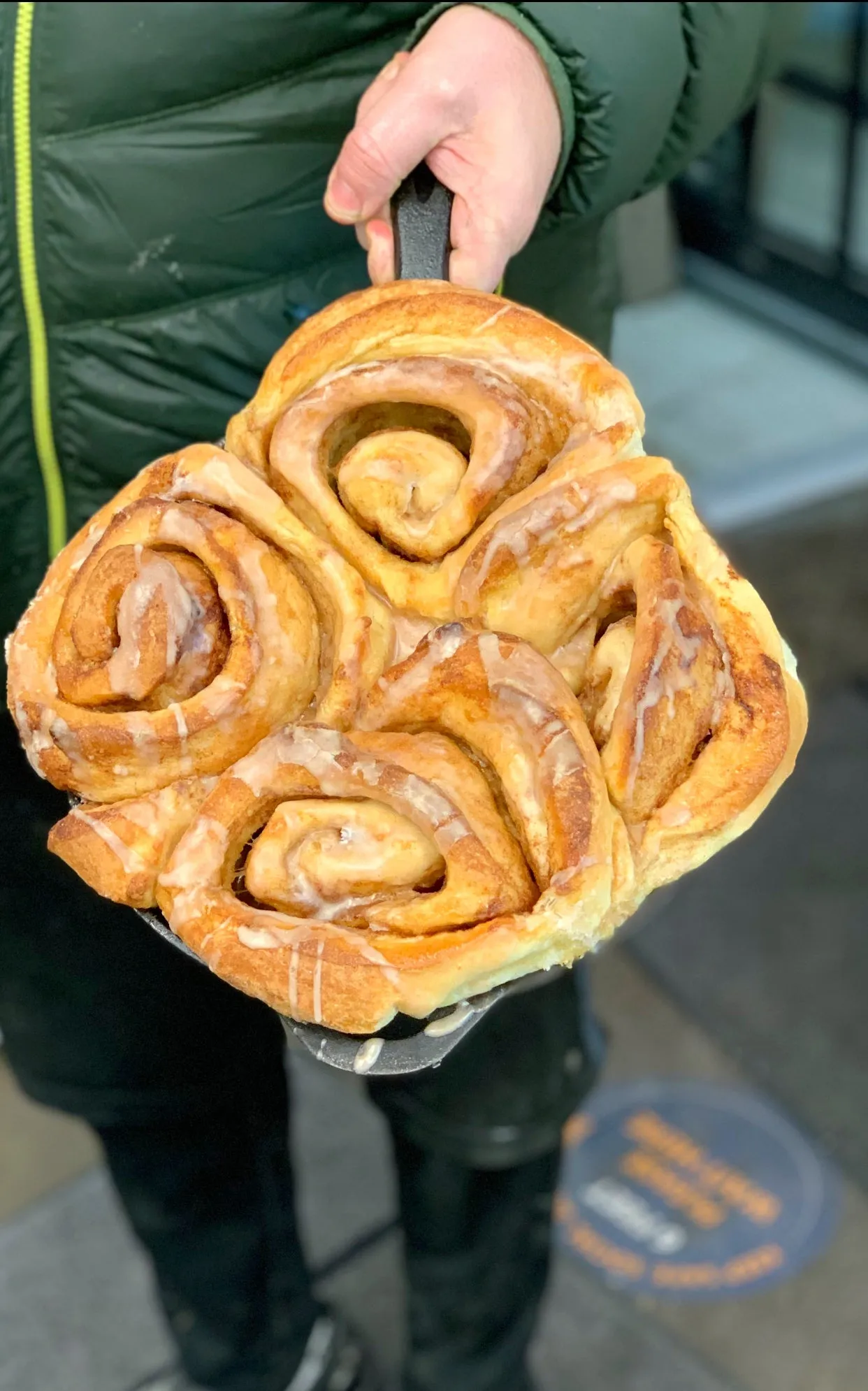 Spent Grounds Cinnamon Bun