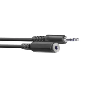 Stagg S-Series Audio Cable - 3m Stereo Mini Jack Socket to Stereo Mini Jack Plug