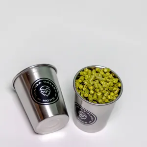 Stainless Steel Cups x 3