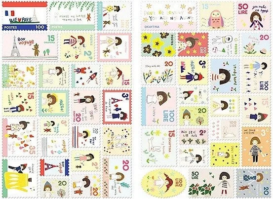 STAMP STICKER ver.3 - Okaytina