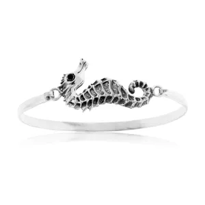 Sterling Silver Seahorse Bracelet