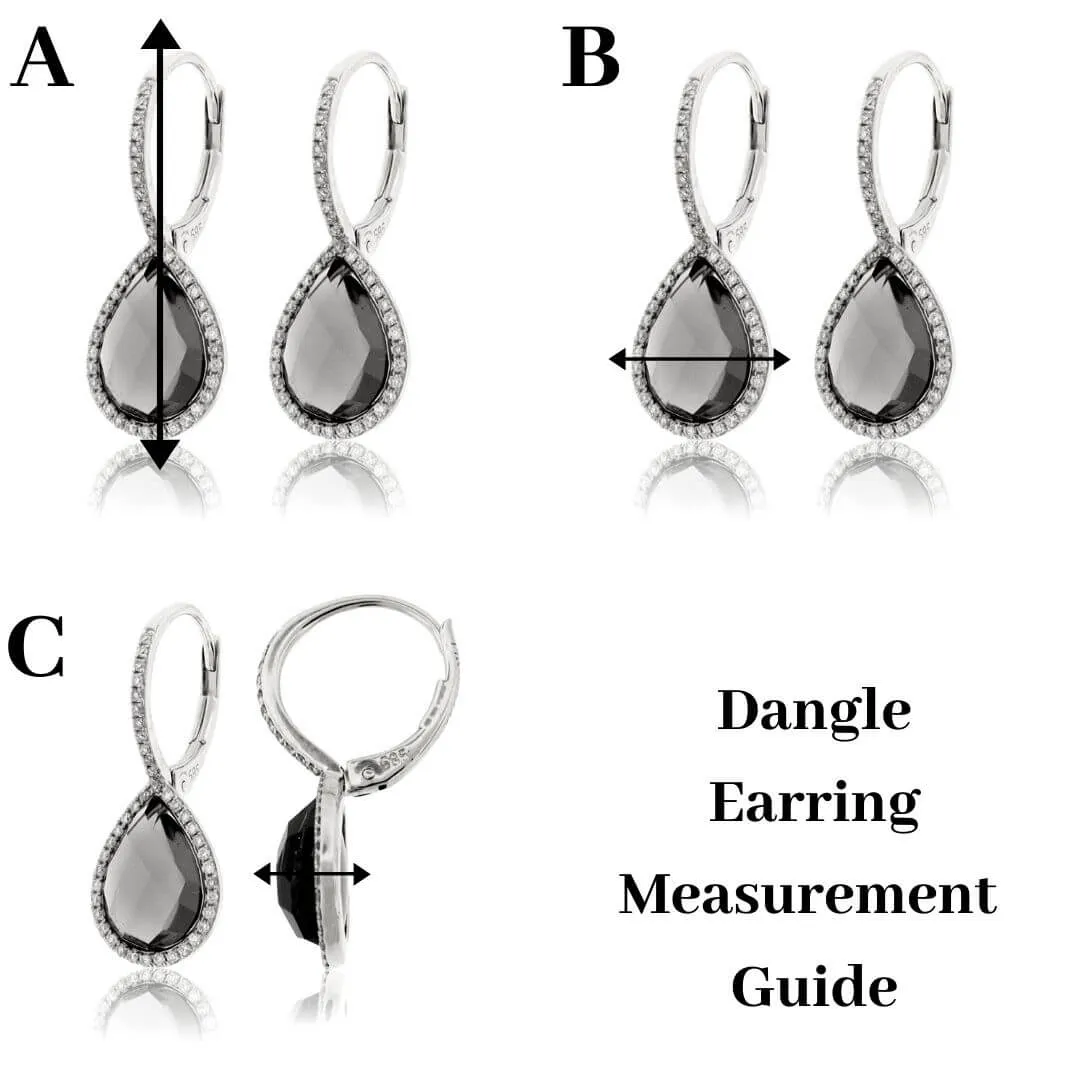 Sterling Silver Spur Dangle Earrings
