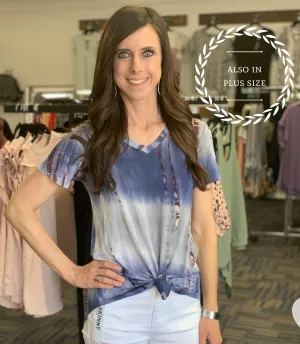 Stormy Tie Dye Top-Regular and Plus