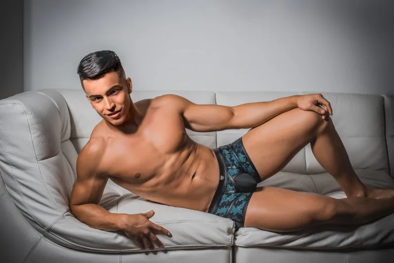 Strapped & Bound - Short - X-Large - Black/ Blue