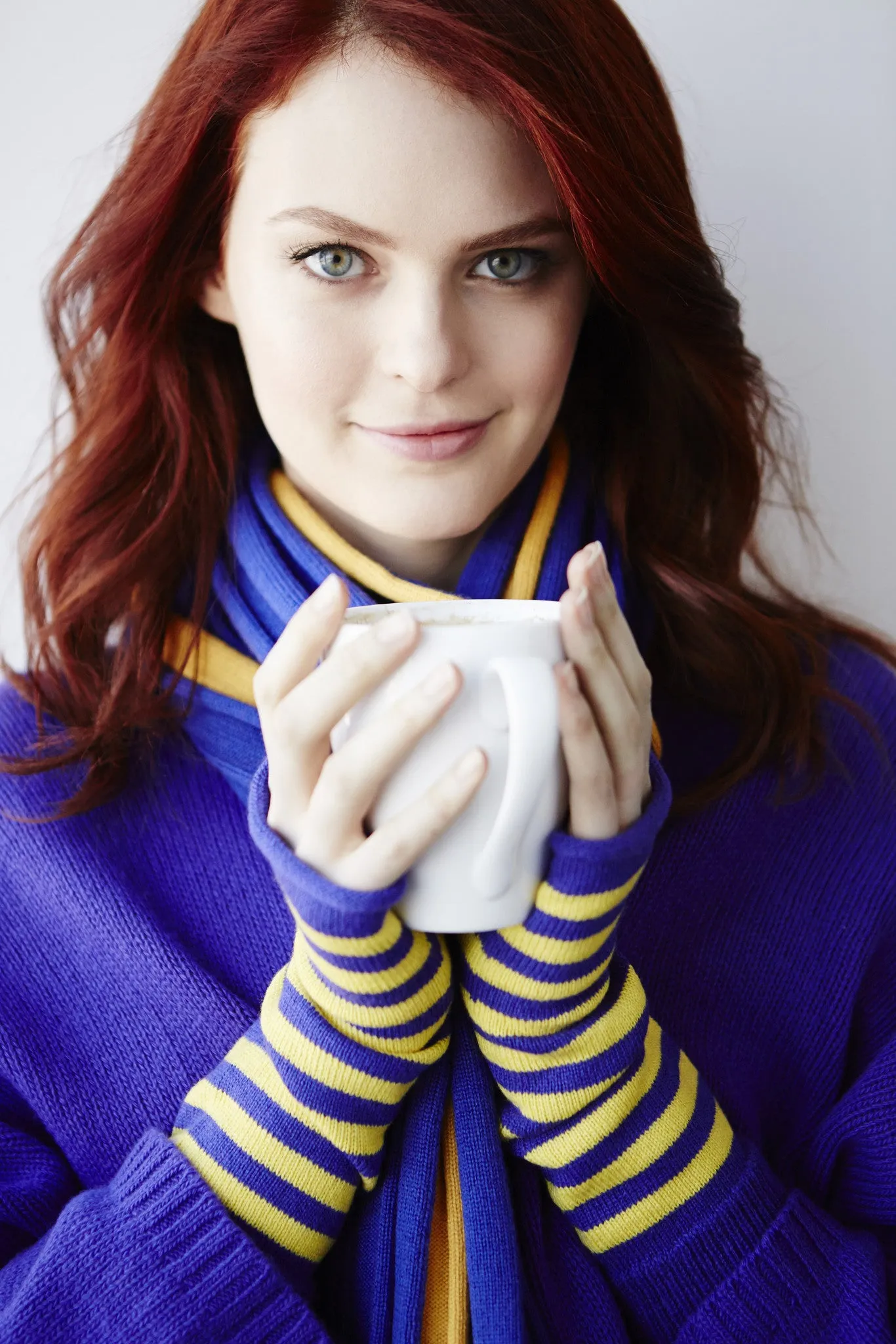 STRIPED WRISTWARMERS
