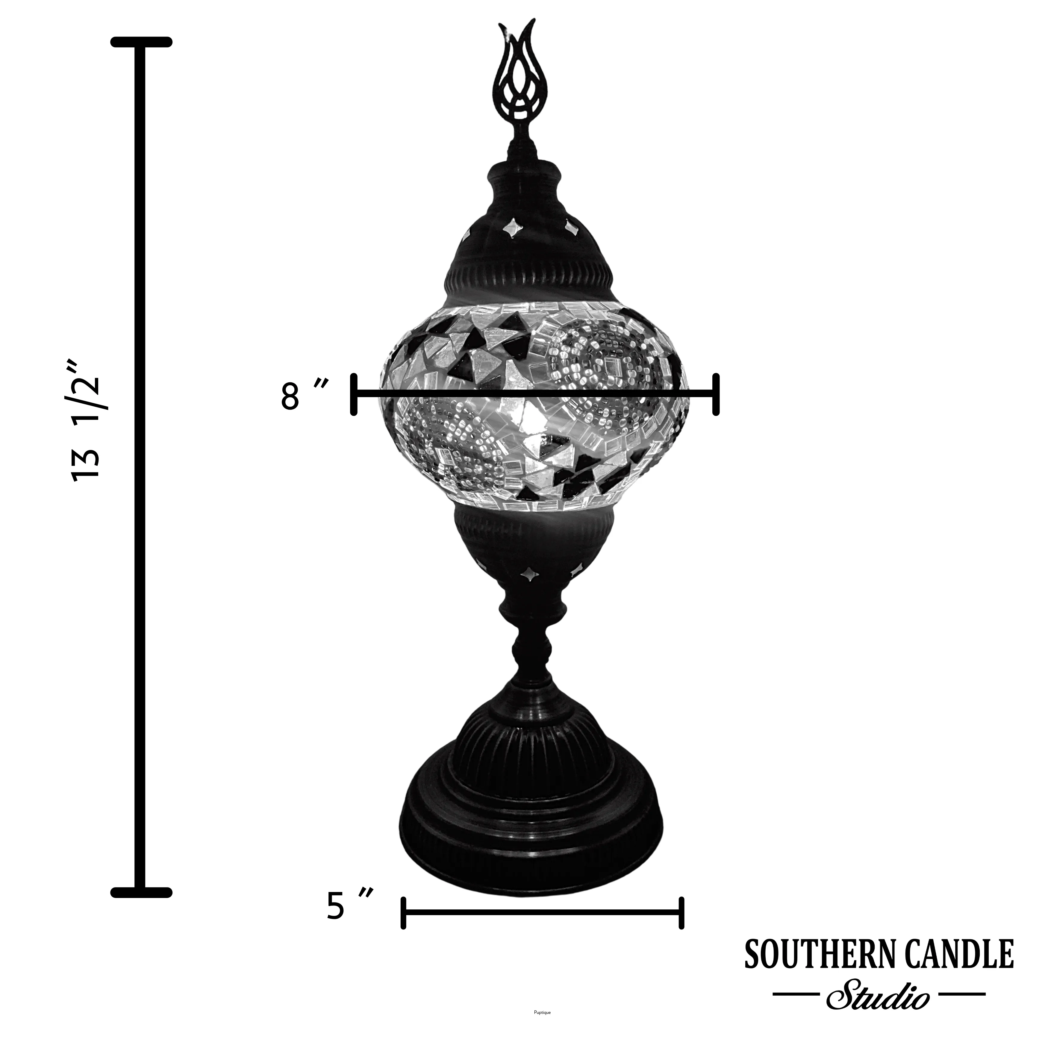 Sunlit Boho Medium Mosaic Table Lamp
