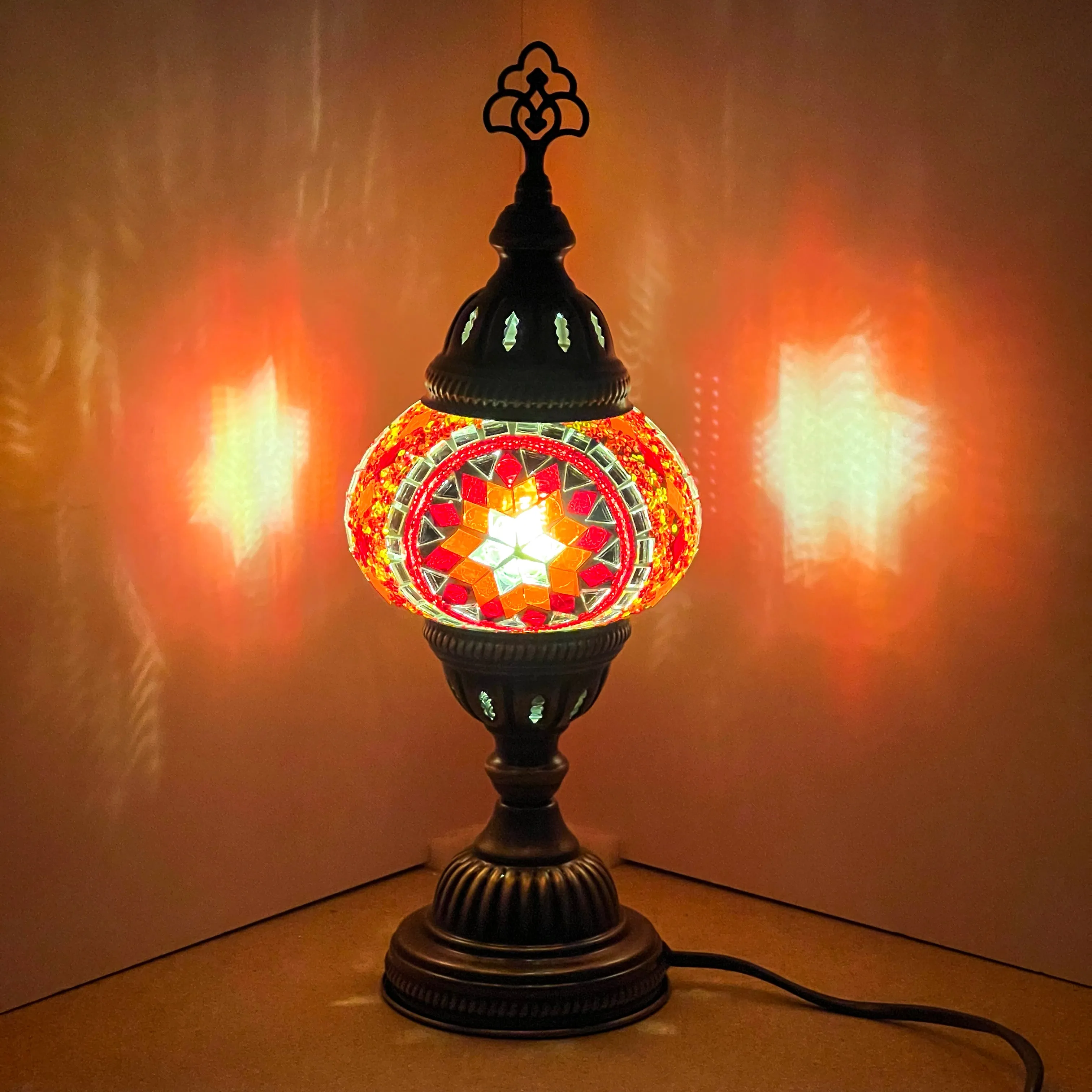 Sunlit Boho Medium Mosaic Table Lamp
