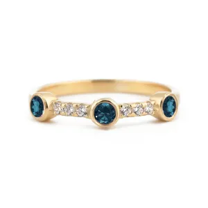 Sunlit London Blue Topaz Ring
