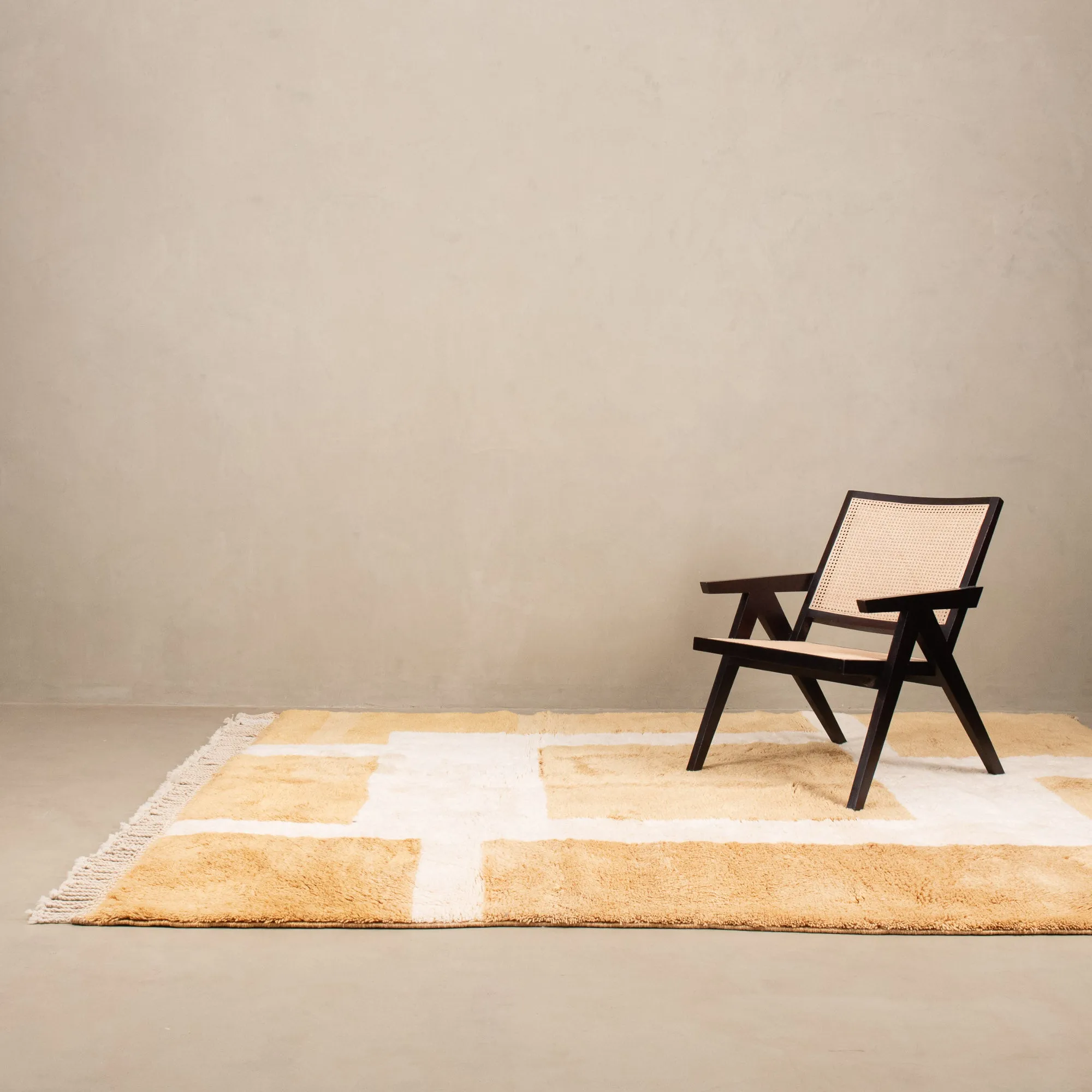 Sunlit Mosaic - luxury beni mrirt rug
