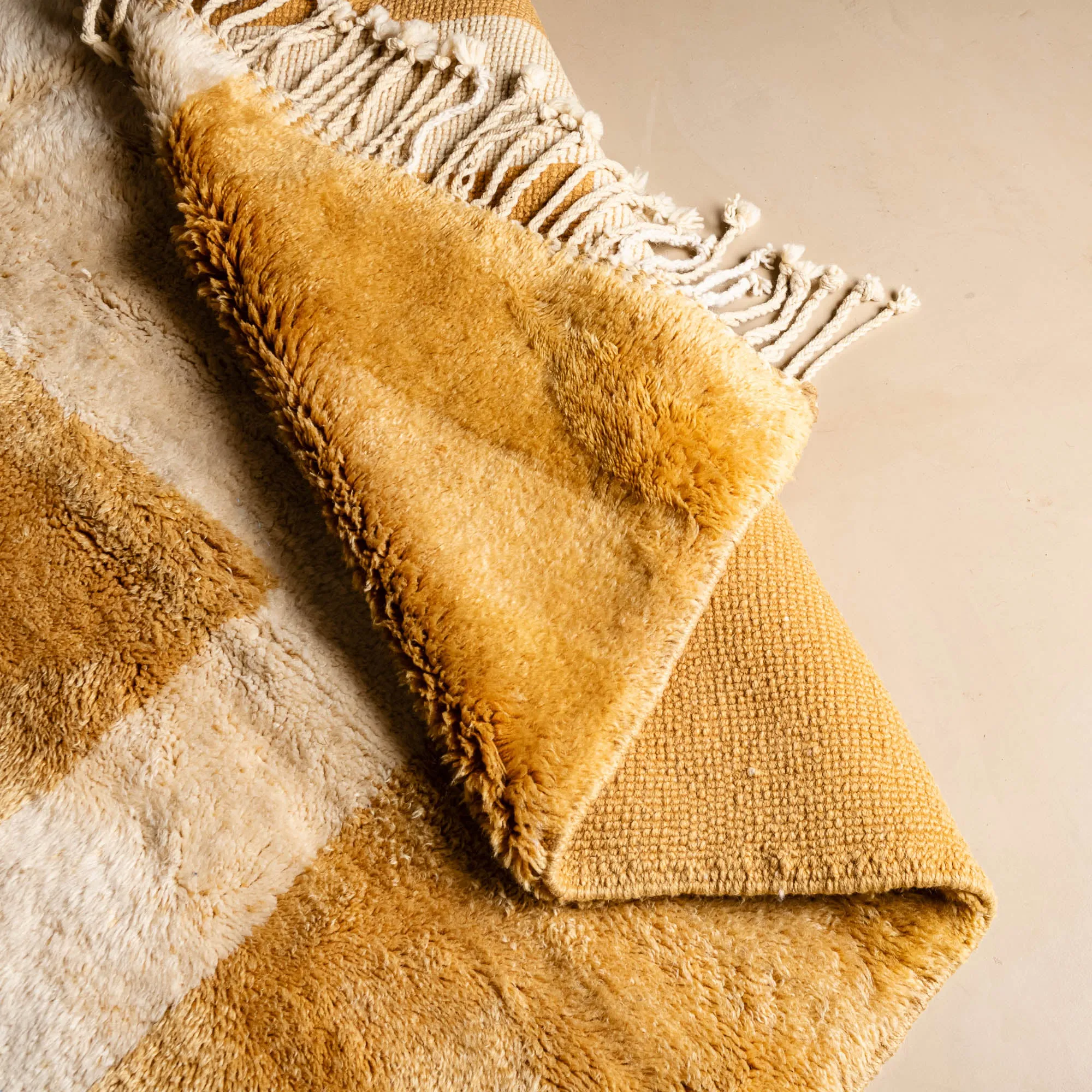 Sunlit Mosaic - luxury beni mrirt rug
