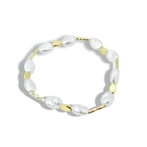 Sunlit Pearls Bracelet