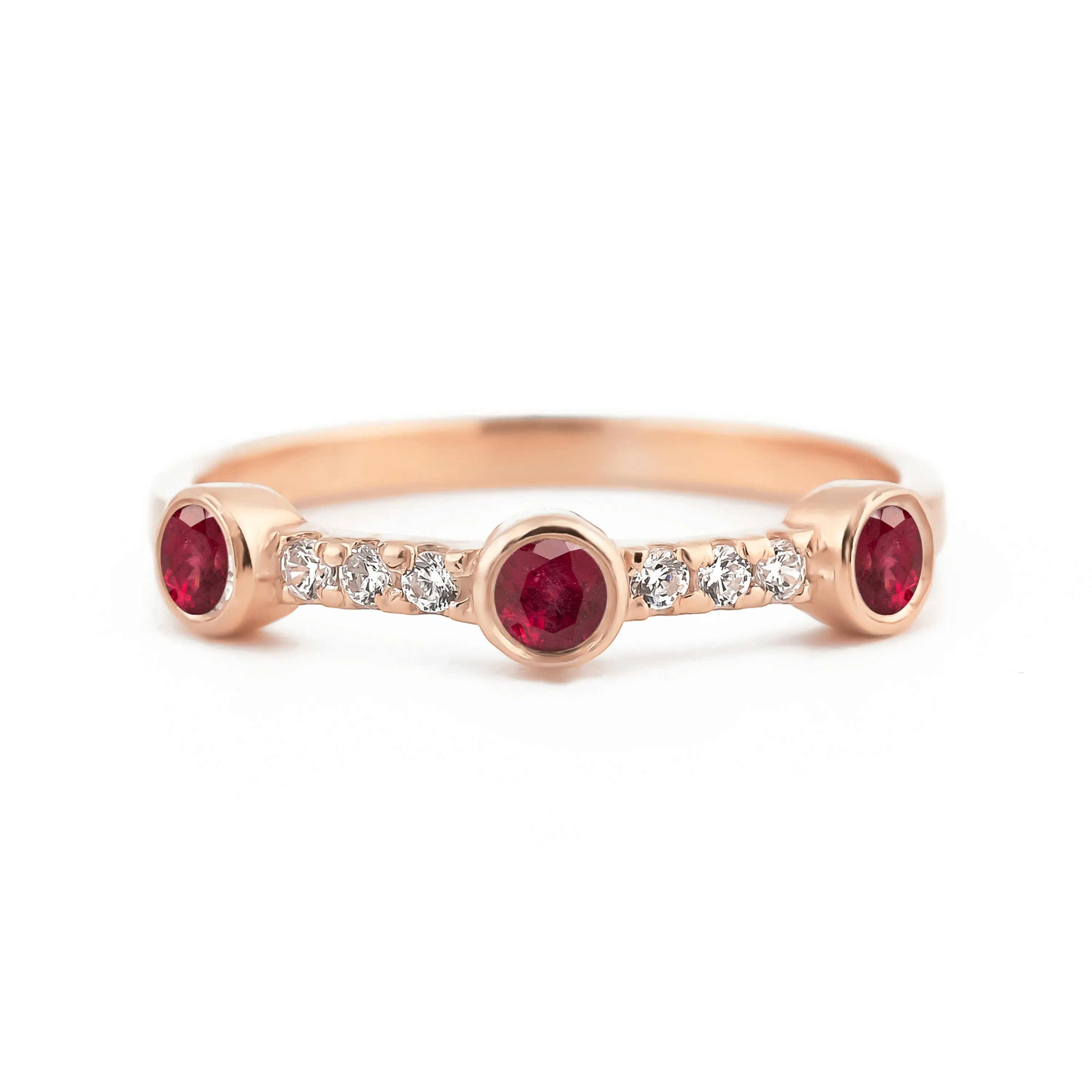 Sunlit Ruby Ring