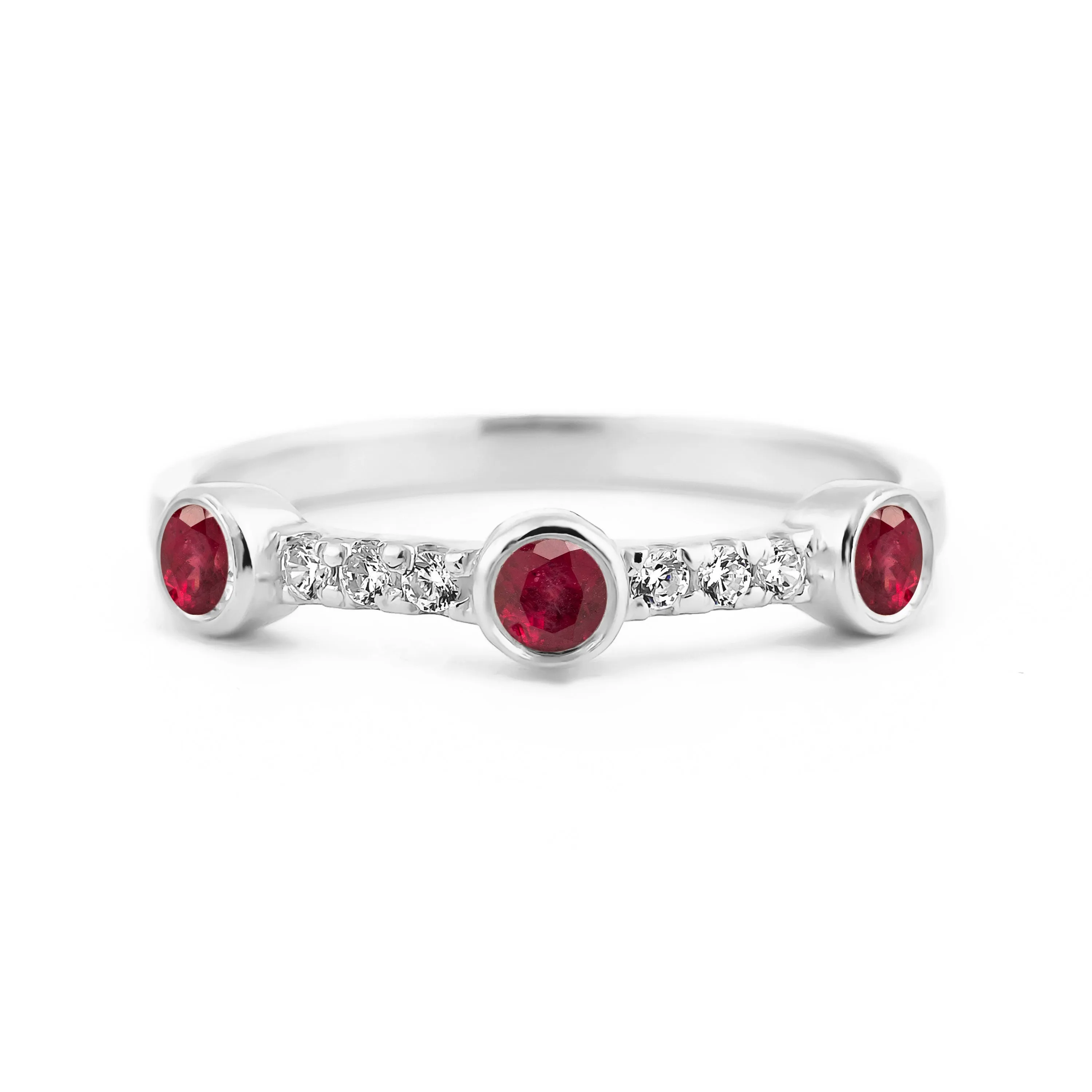 Sunlit Ruby Ring