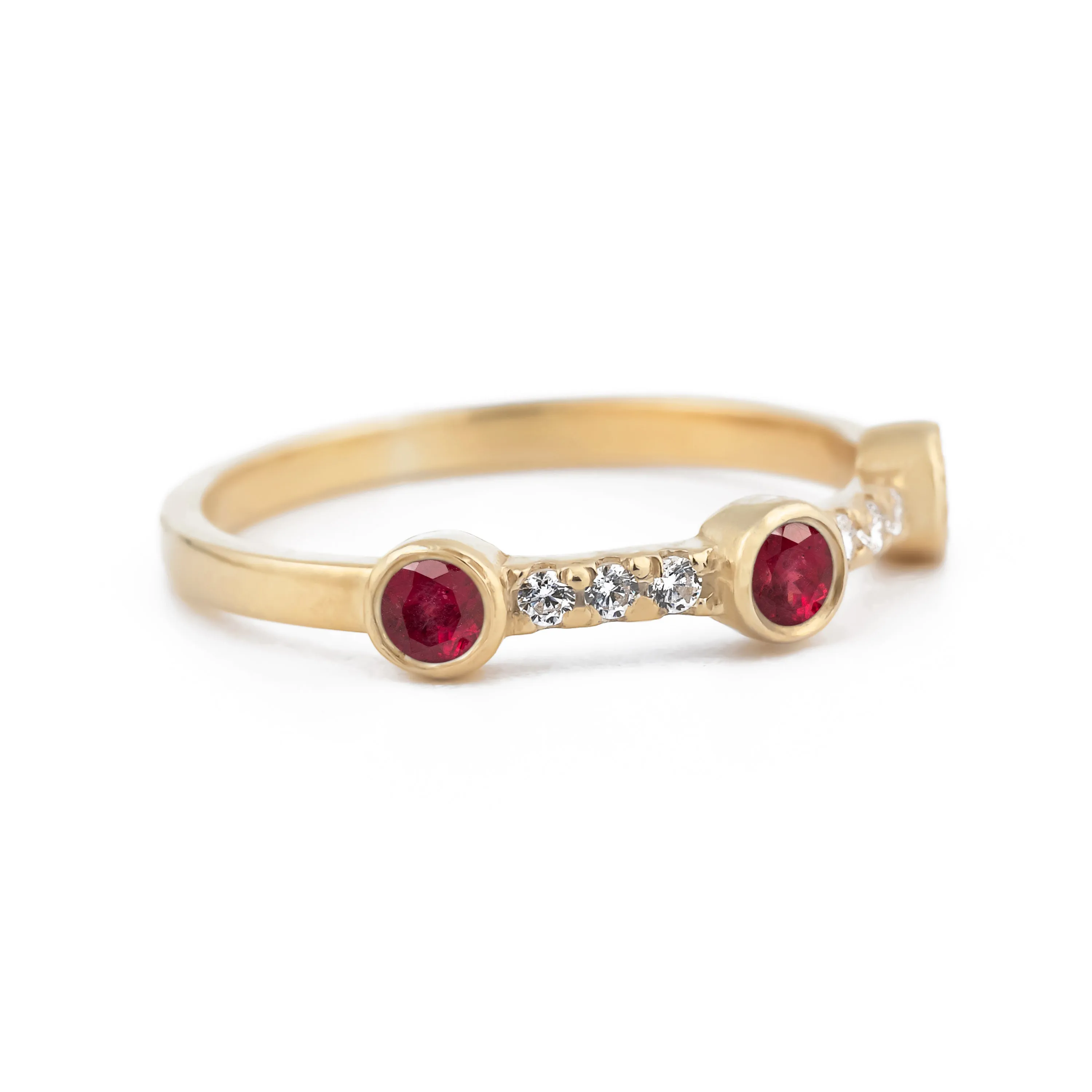 Sunlit Ruby Ring