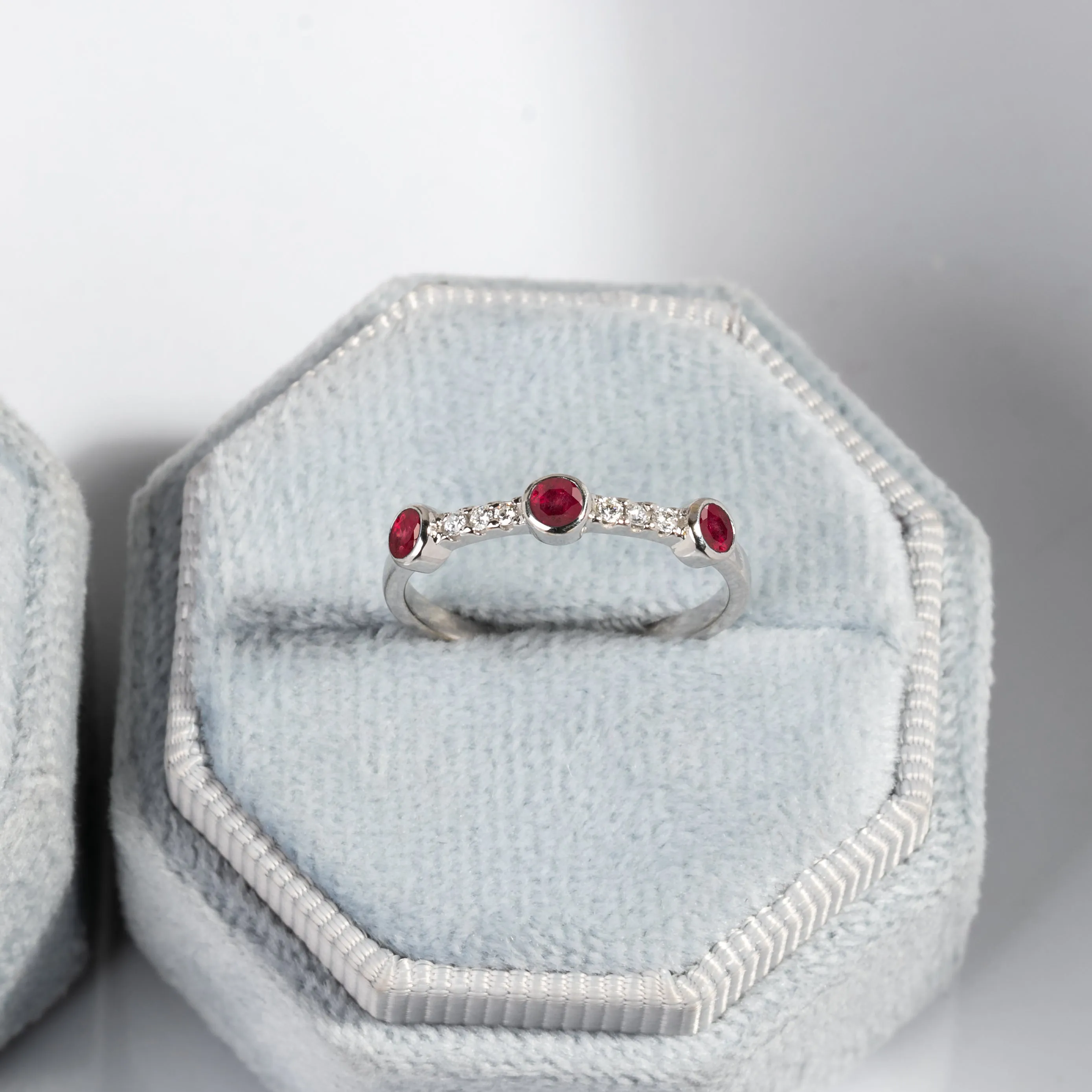 Sunlit Ruby Ring